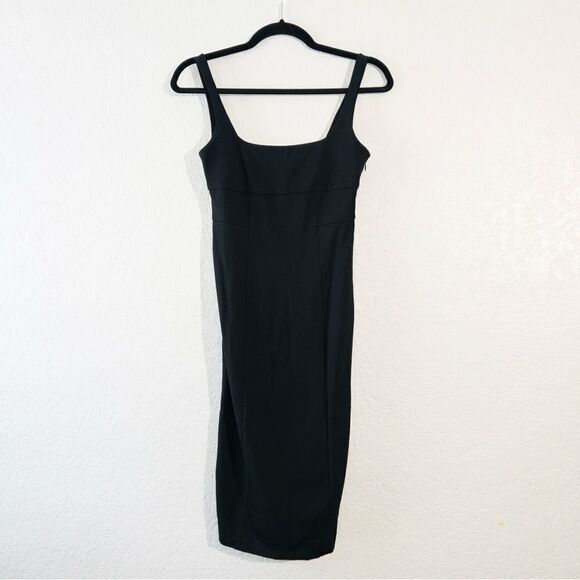 Diane‎ Von Furstenberg Black Bridget Pencil Midi Dress Size 0 - Picture 2 of 8